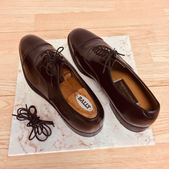 Brown OPTIMA CUSHION Sys Cap Toe Oxford Shoes - Picture 2 of 8